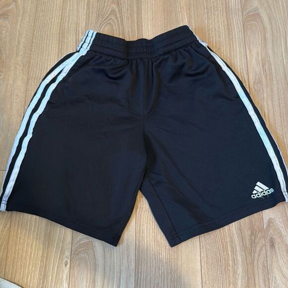 Adidas Other - Adidas boys classic black and white‎ athletic shorts size medium (10-12)